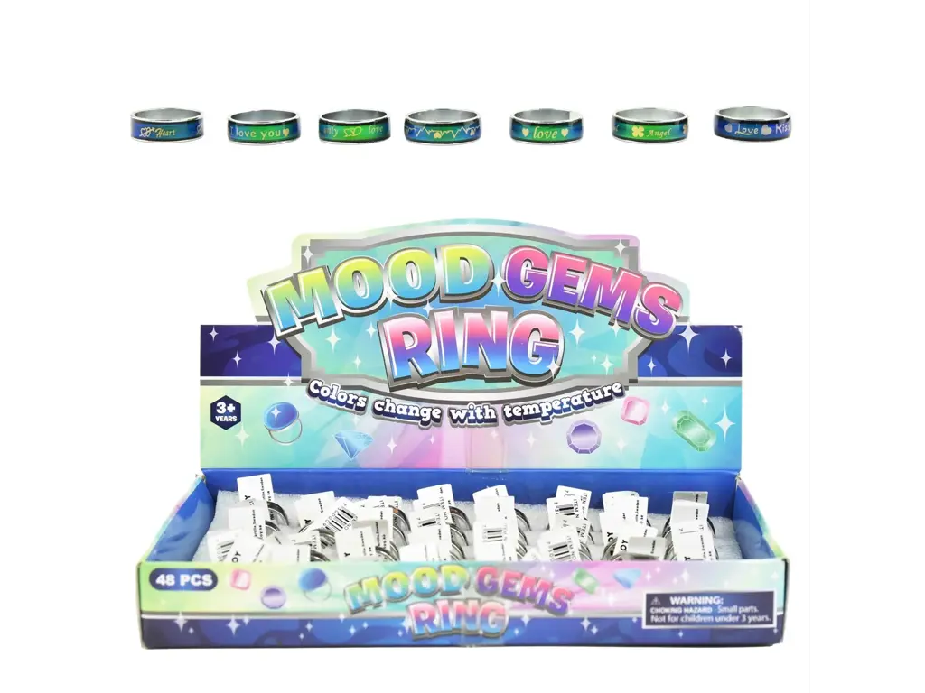 "Love" humørring - 7 forskellige modeller